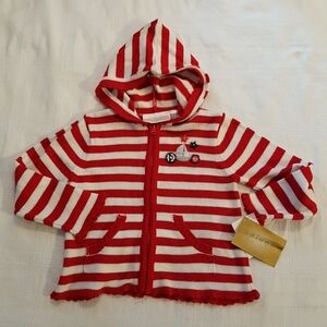 Beluga New York girls 24 months red & white sweater, New